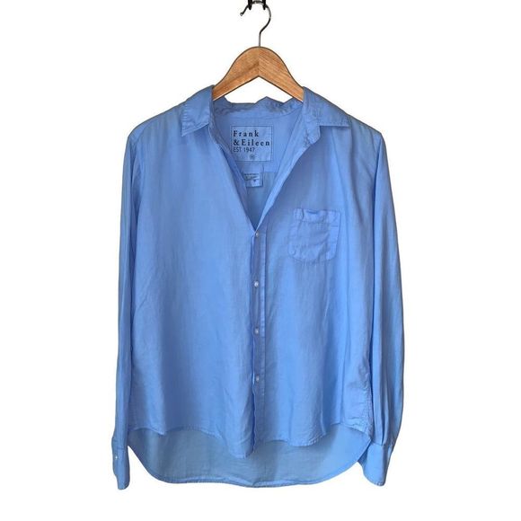 Frank & Eileen Organic Cotton Relaxed Button-Up Shirt - Picture 1 of 14